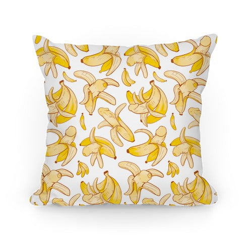 Banana penis pattern Pillow